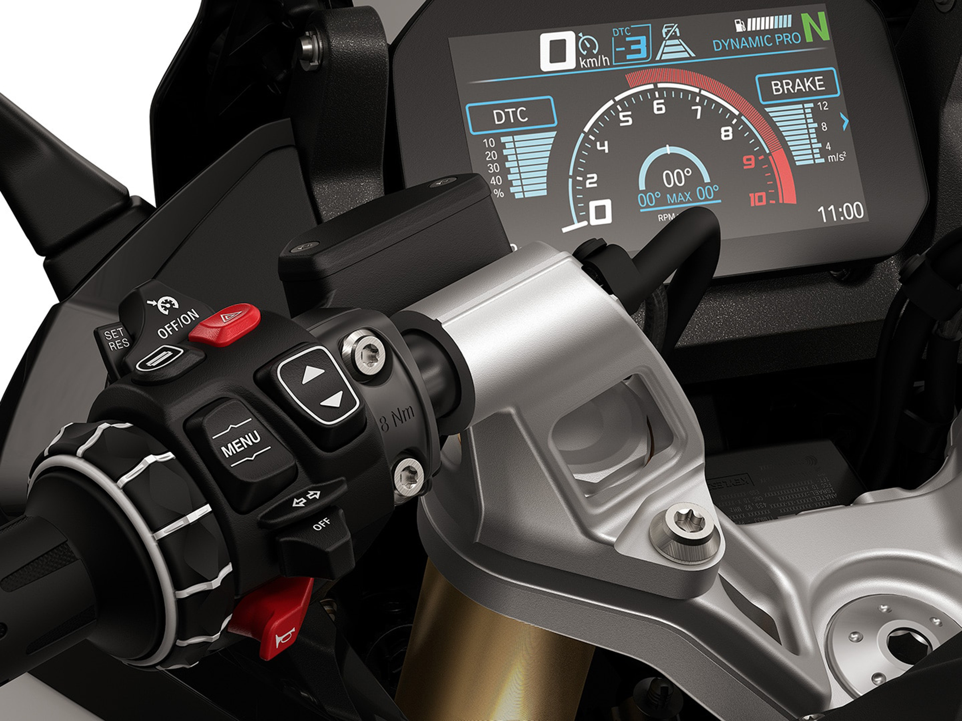 2026 BMW R 1300 RS Cockpit and TFT Display